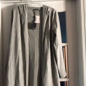 Nwt hoodie sweater cardigan size large
